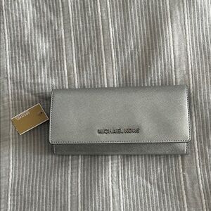 Michael Kors Silver Wallet